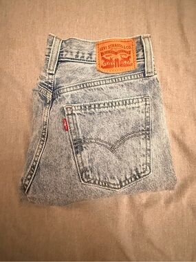 Levi's Light Blue Low Pro Straight Jeans- women’s